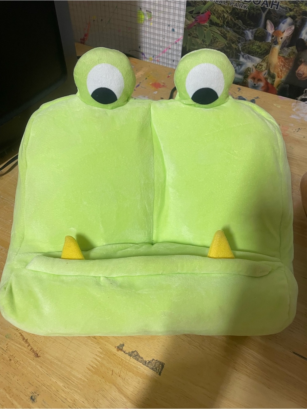 Kids Plush Monster Tablet Stand